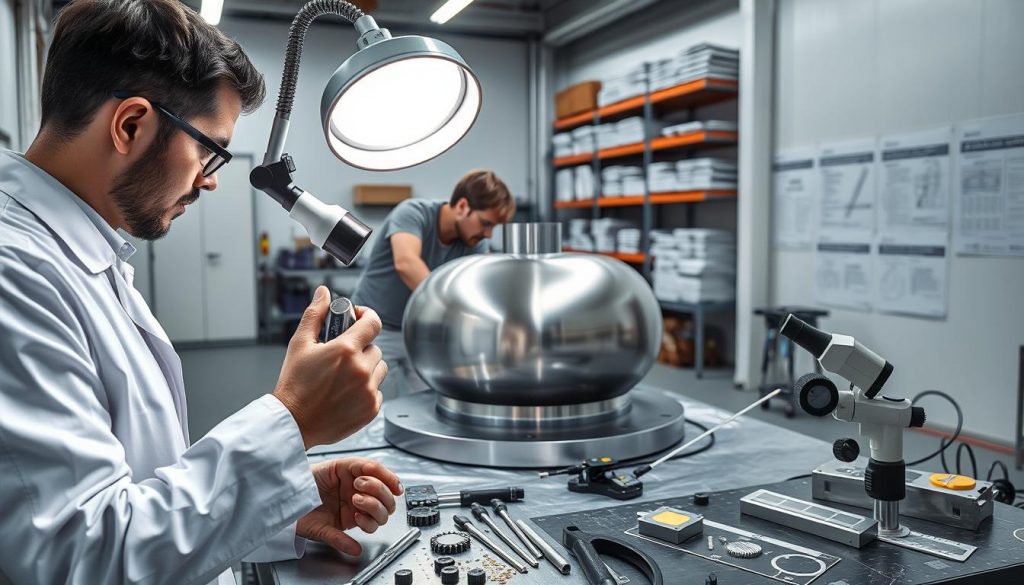 proceso de inspección de recubrimientos